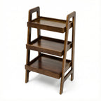3 Tier Solid Wood Ladder Shelf for Home & Office.