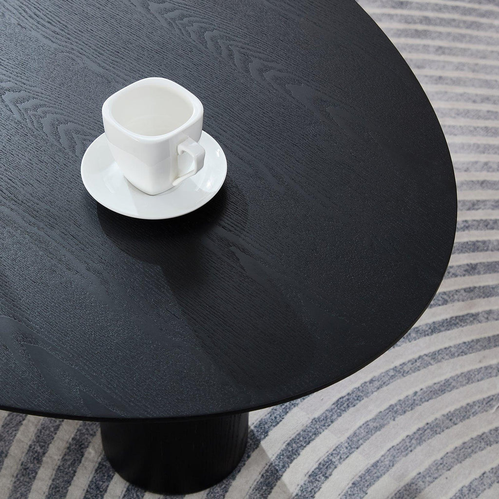Modern Oval Luxury Coffee Table - Elegant Living Room Centerpiece.