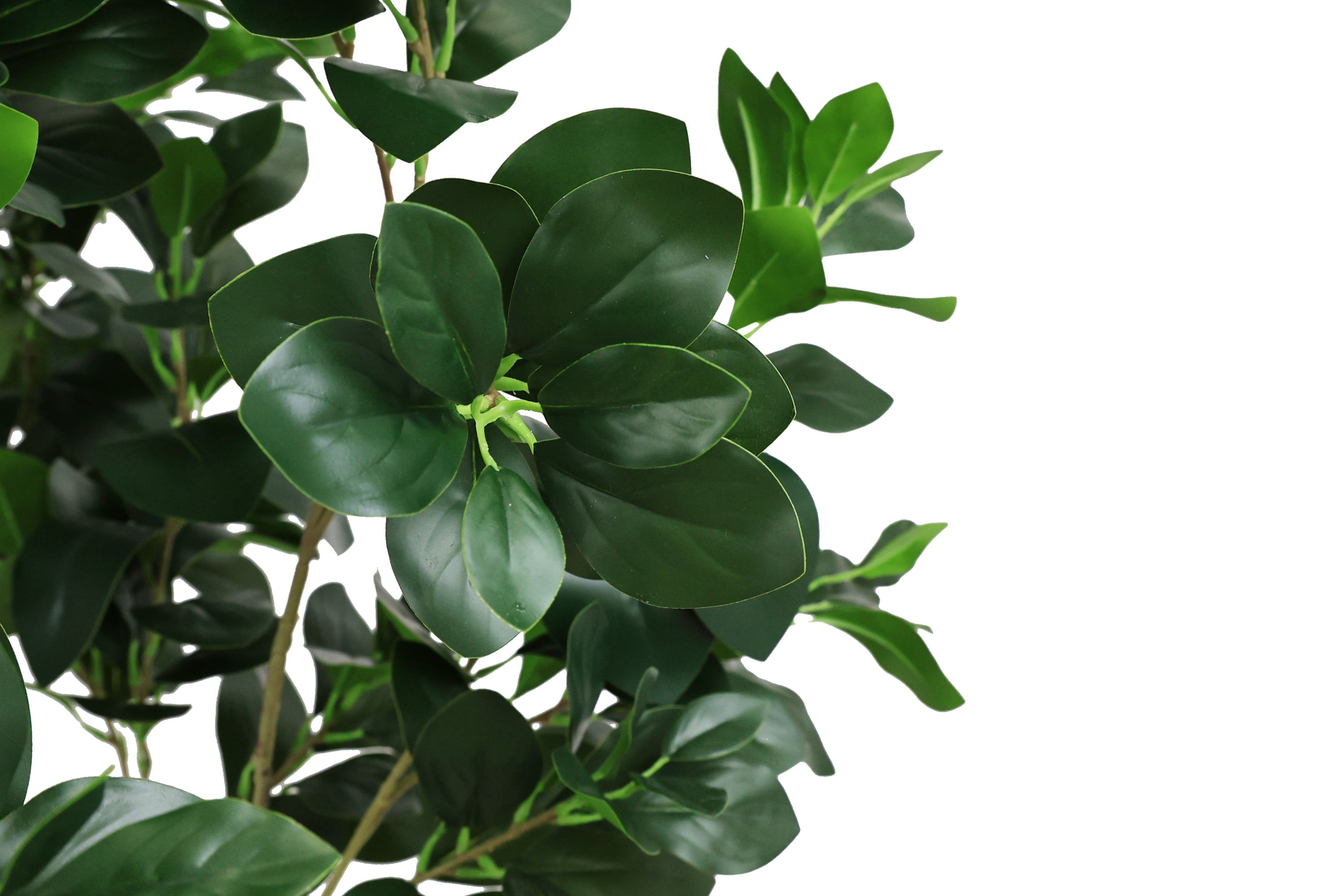 7.2FT Tall Artificial Silk Tree Large Faux Greenery Plant with Lifelike Leaves for Indoor Outdoor Home Office Decoration Potted Fake Plant, 1pc/set