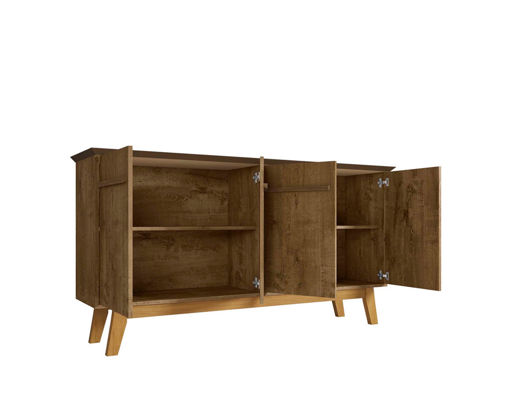 Yonkers 63' Sideboard in Rustic Brown