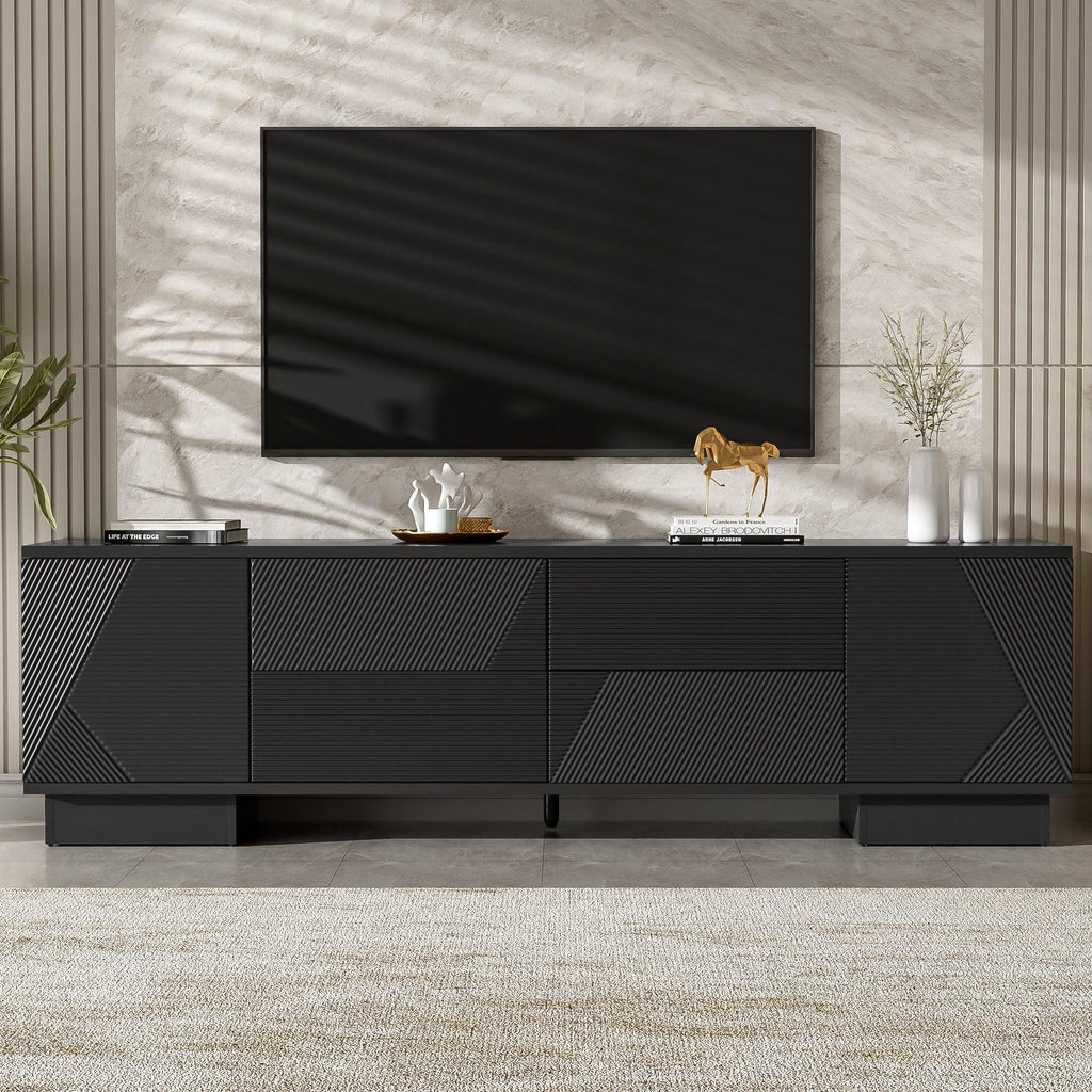 Modern TV Stand for TVs up to 75 Inches with Storage.