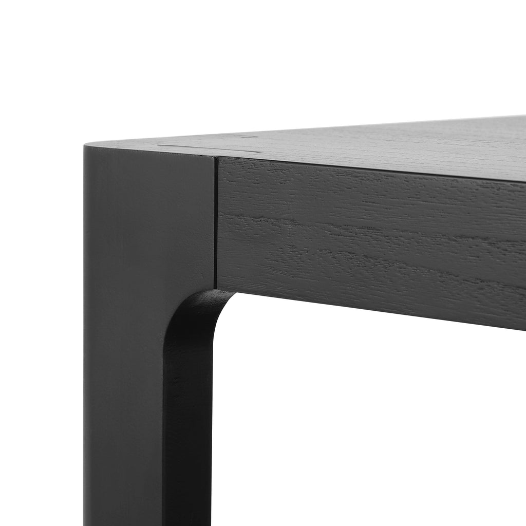 Farmhouse Coffee Table with Soft Rounded Profile.