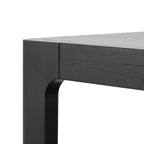 Farmhouse Coffee Table with Soft Rounded Profile.