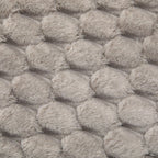 Modular Sectional Sofa Grey Bubble Velvet with Movable Ottomans.