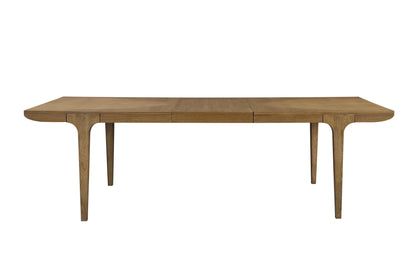 Eucalyptus Leg Dining Table with clean lines and solid wood construction, ideal for modern and transitional kitchen or dining room settings.