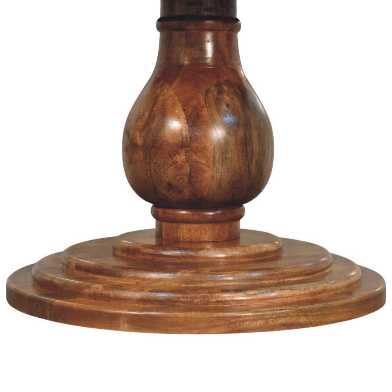 Solid Wood Round Dining Table - Belmont by Artisan Furniture.