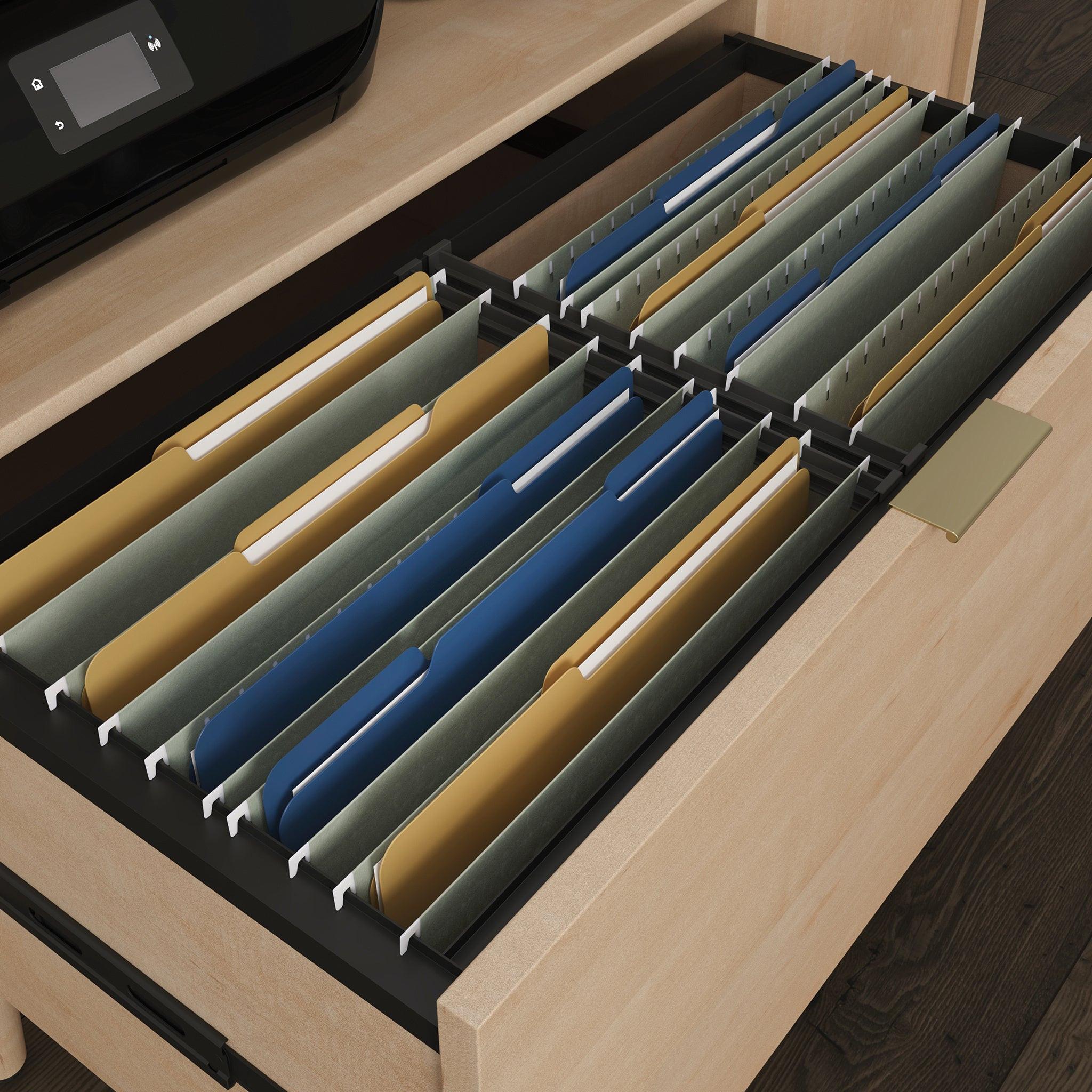 Credenza for TVs up to 46 inches with Concealed Storage.