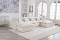 Oversized Modular Sectional Sofa with Wide & Deep Seat.