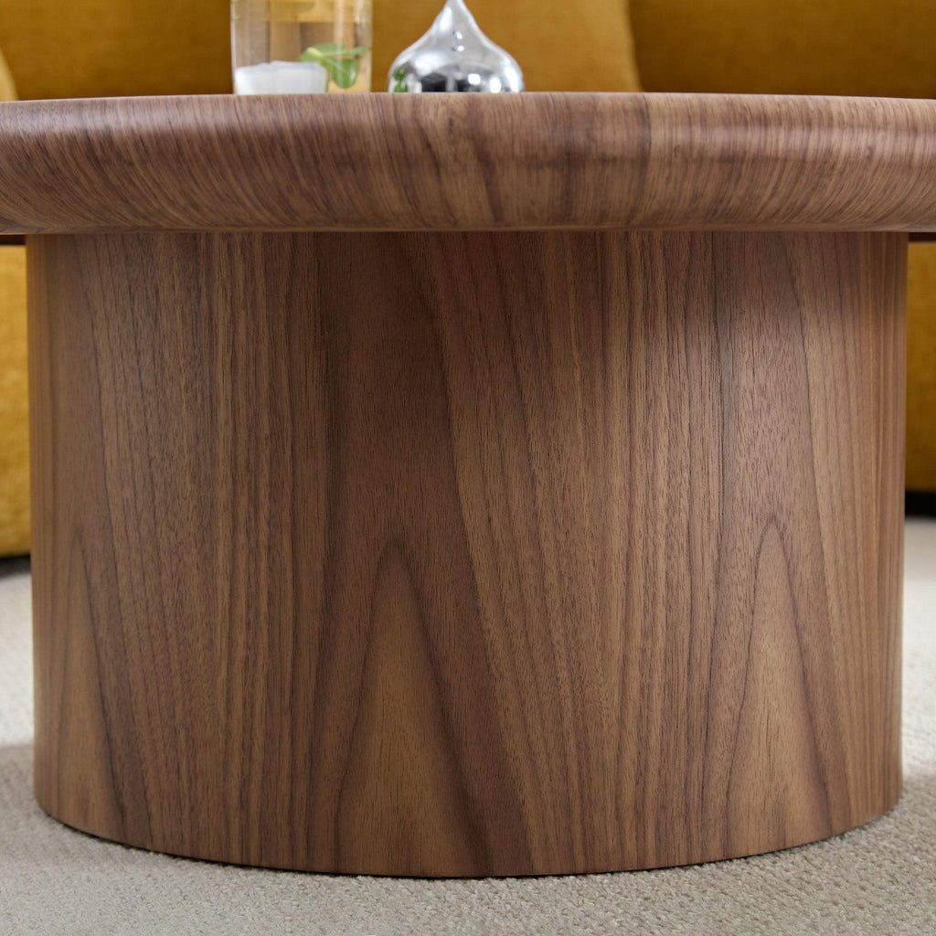 Modern Round Coffee Table Set - Convenient and Stylish.