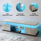 TV Stand for 55 Inch TV - Entertainment Center with Storage.