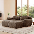 Modular Plush Sectional Sofa - Anti-Slip, No Assembly.