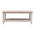 Solid Wood Ellsworth Spindle Coffee Table - Acid Wash.
