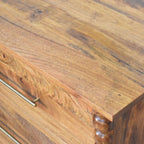 Artisan Furniture Solid Wood Spindle Chest - Classic Storage.