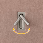 Rotating LED reading light mounted on queen bed headboard, demonstrating flexible lighting for bedside use.