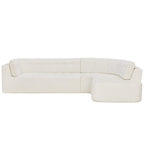 119'' Curved L-Shaped Sectional Sofa for Modern Living.