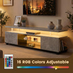 TV Stand for 55 Inch TV - Entertainment Center with Storage.