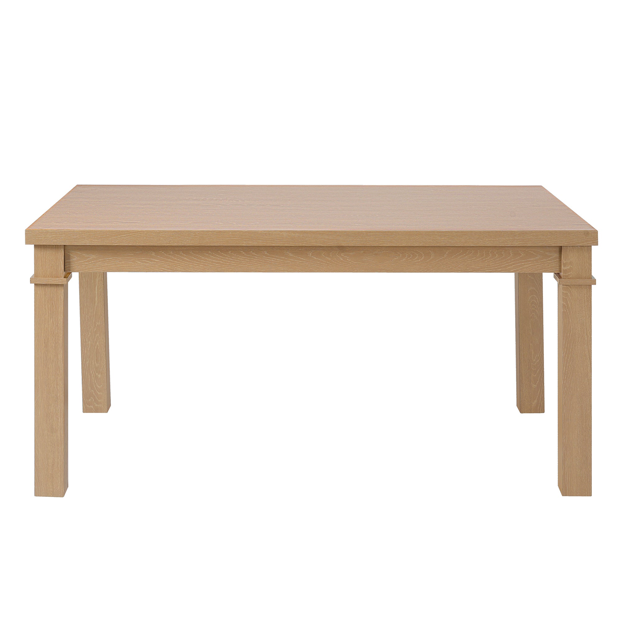 6-Piece Modern Dining Set, Rectangle Kitchen Table with 4 Upholstered Chairs & Bench, Ideal for Dining Room and Living Room, (Easy Assembly, Space Saving)