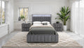 3pc Bedroom Set Queen Size Bed & Nightstands Furniture.