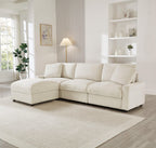 Modular Sectional Sofa with Storage for Living Room.