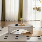 Oval Marble Coffee Table for Modern Living Rooms.