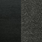 Burton Black Upholstered Queen Bed - Modern Design.