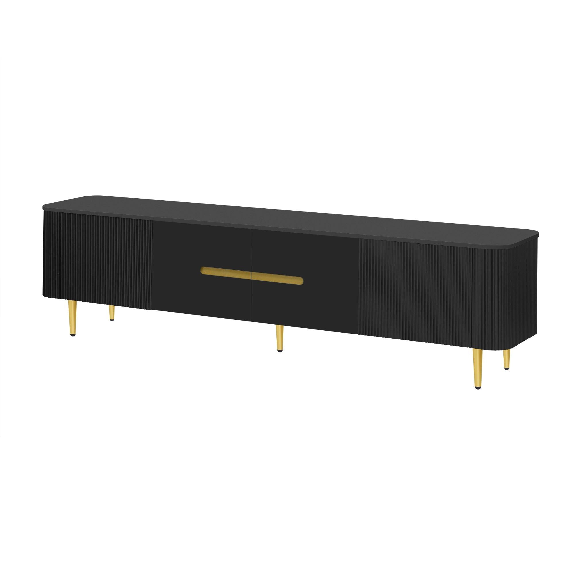 Minimalist TV Stand for 85 Inch TVs - Spacious Media Console.
