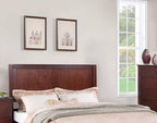 Eastern King Size Bed with Two Panel Headboard.