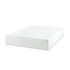 Twin Memory Foam Mattress - Green Tea in plain white cover, highlighting its clean design and 8-inch supportive foam layers.
