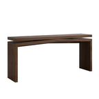 65-Inch Solid Wood Console Table - Rustic Entryway Solution.