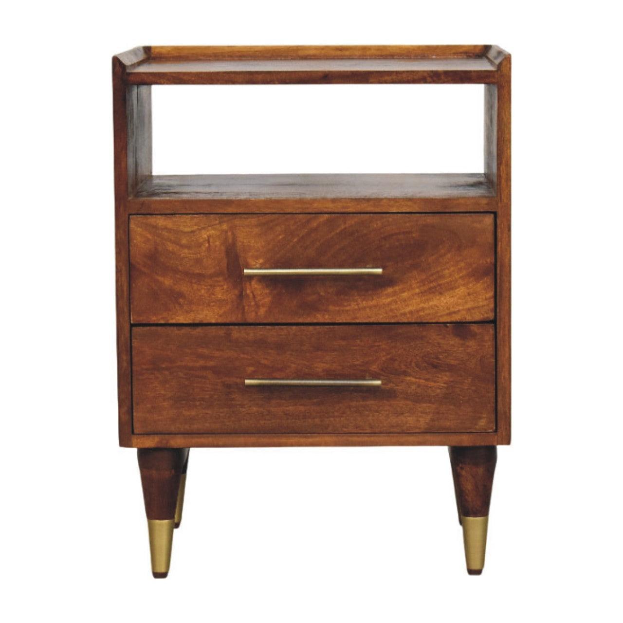 Artisan Solid Wood Camden Bedside Table.