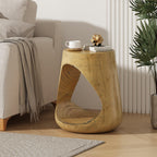 MGO Side Table - Unique Wood Texture.