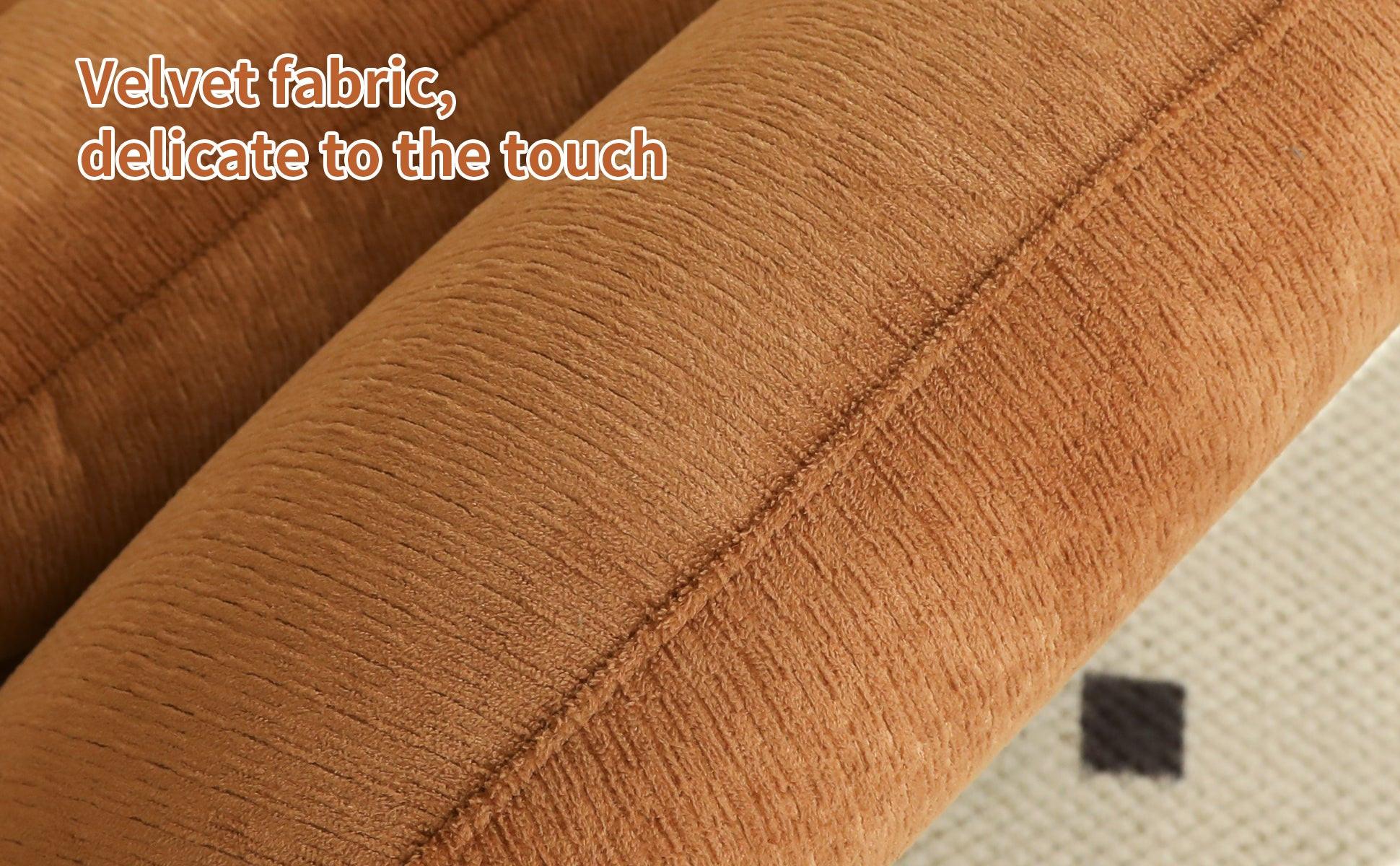 Accent Chair with Solid Wood Legs for Cozy Spaces.