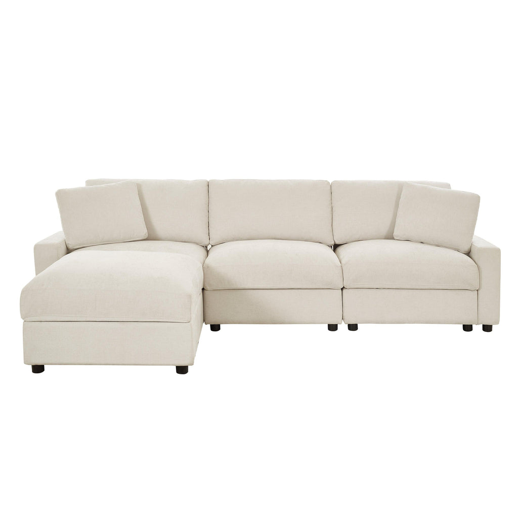 Modular Sectional Sofa with Storage for Living Room.