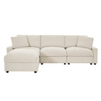 Modular Sectional Sofa with Storage for Living Room.