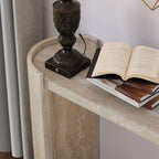 Faux Mars Marble Entryway Table for Living Room.