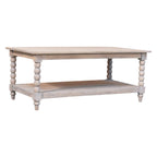 Solid Wood Ellsworth Spindle Coffee Table - Acid Wash.