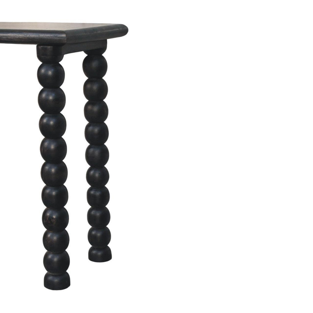 Artisan Furniture Solid Wood Console Table - Black Mango.