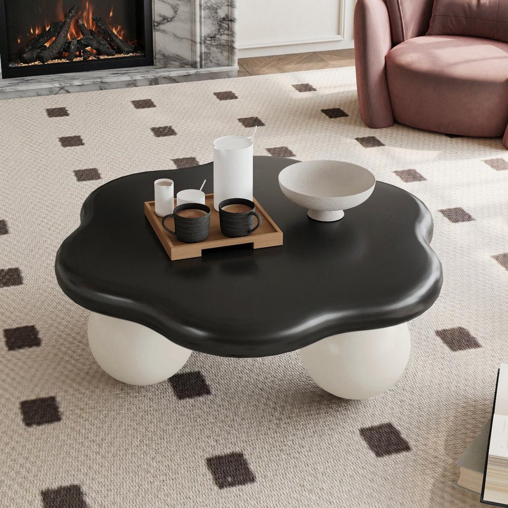 35' Cloud Shaped Coffee Table for Small Apartments.