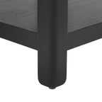 Farmhouse Coffee Table with Soft Rounded Profile.