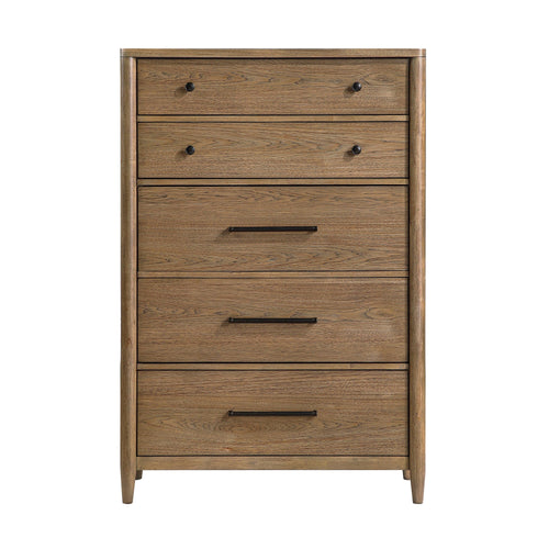 5-Drawer Chest Vertical Storage for Bedroom Organization.