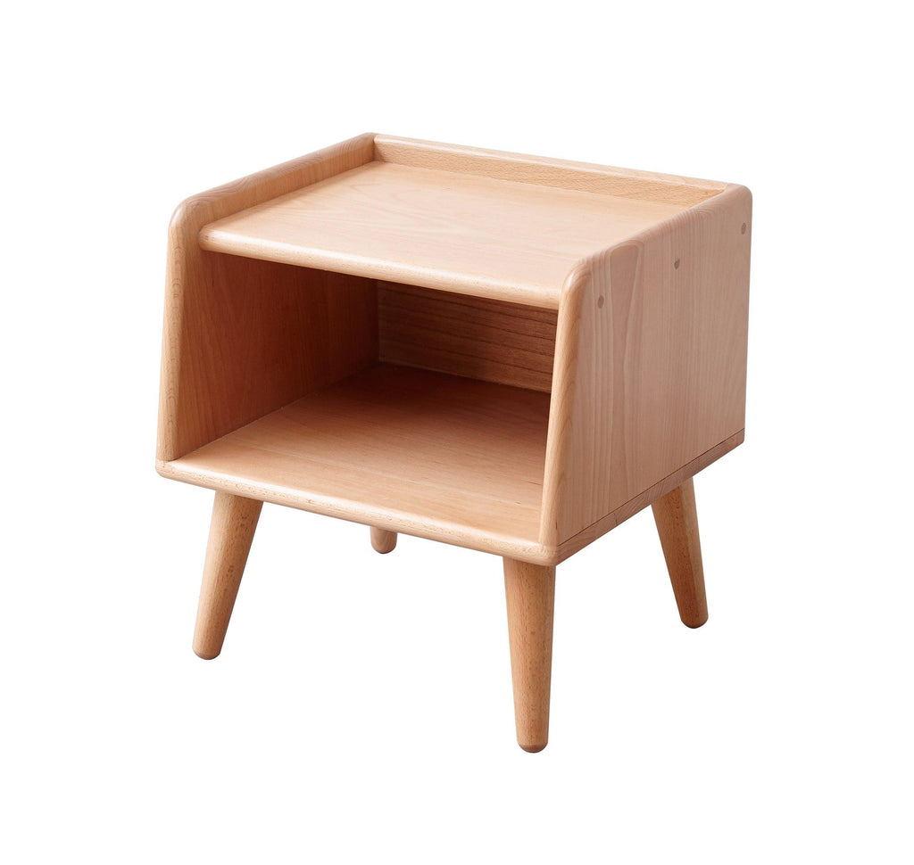 Solid Wood Bedside Cabinet Nordic Storage.