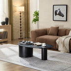 Modern Oval Luxury Coffee Table - Elegant Living Room Centerpiece.