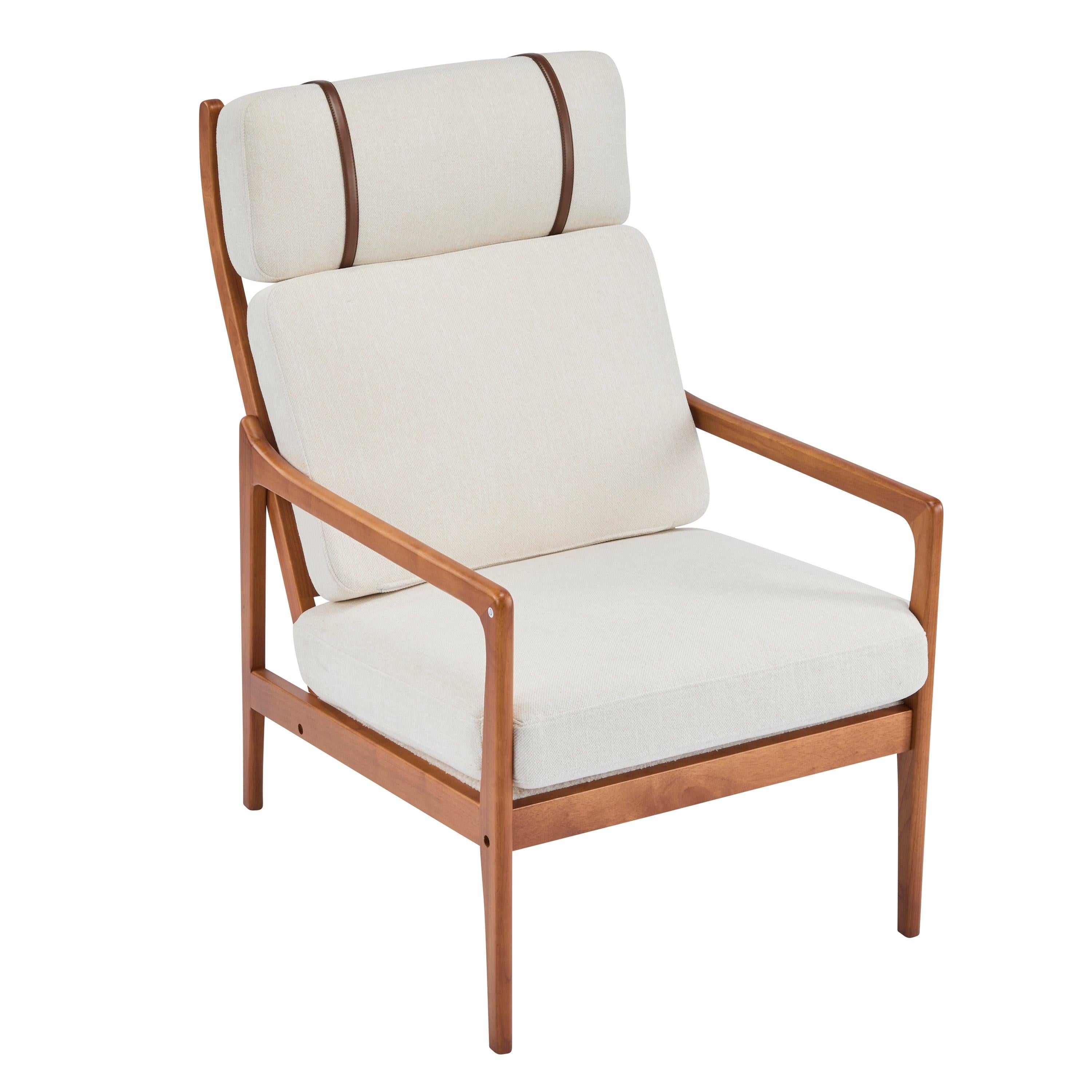 Mid Century Modern Accent Armchair for Living Room.