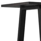 Whitley Black Wooden Dining Table.