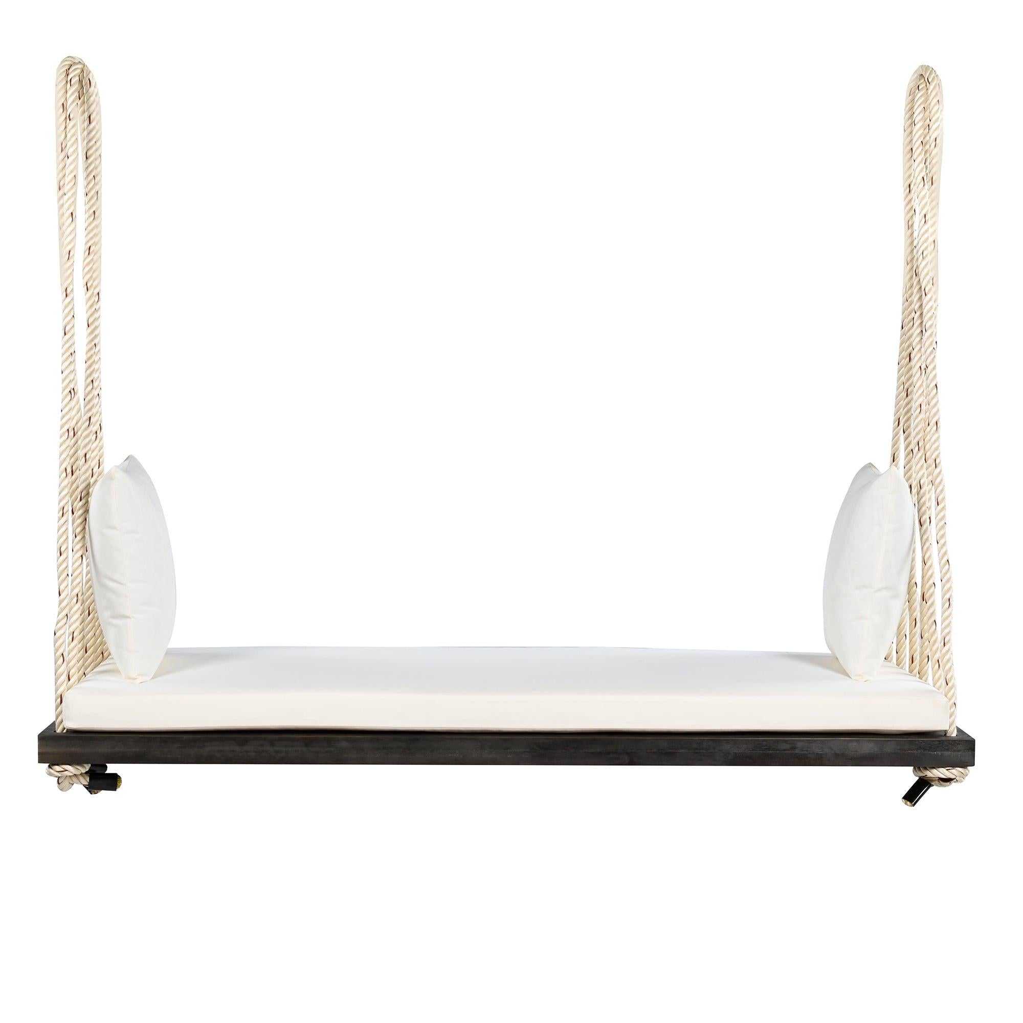 TOPMAX Wooden Swing Chair for Garden and Patio.