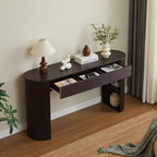 Retro Console Table with Storage for Living Room & Entryway.