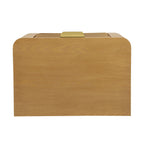 Mid-Century Three Drawer Nightstand for Bedroom and Living Room.