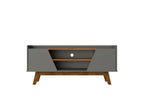 Marcus 53' TV Stand in Dark Sage Gray and Brown