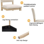 6 Piece Dining Table Set with Bench for Dining Room.