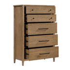 5-Drawer Chest Vertical Storage for Bedroom Organization.